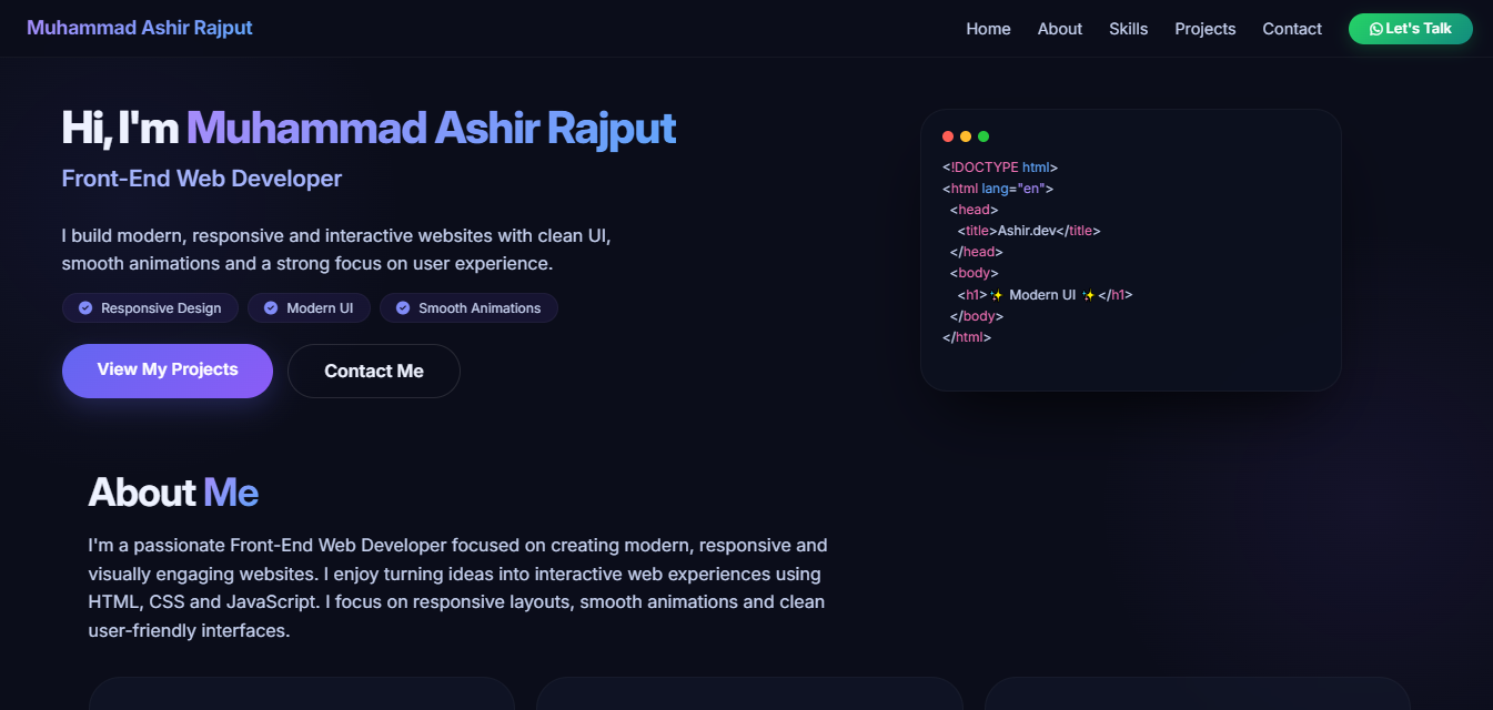 Portfolio Pro Screenshot